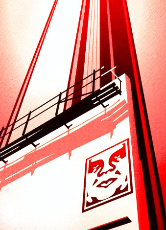 Sunset and Vine Billboard AP 2011 Limited Edition Print - Shepard Fairey