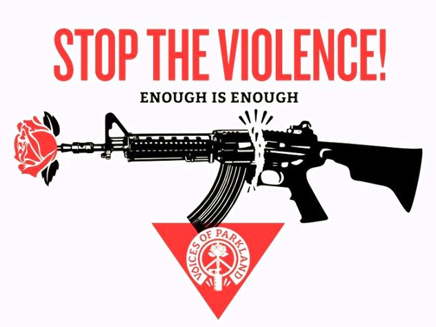 Parkland Voices (Stop the Violence) 2020 Limited Edition Print by Shepard Fairey