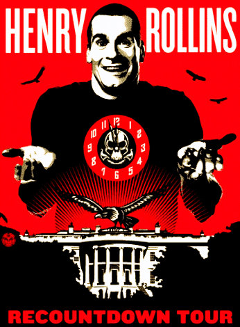 Henry Rollins 2008 Limited Edition Print - Shepard Fairey