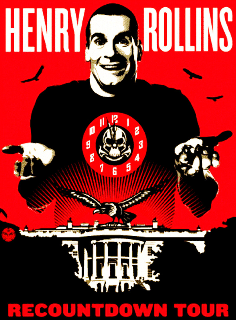 Henry Rollins 2008 Limited Edition Print by Shepard Fairey Henry Rollins 2008 Limited Edition Print by Shepard Fairey