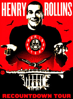 Henry Rollins 2008 Limited Edition Print - Shepard Fairey Henry Rollins 2008 Limited Edition Print - Shepard Fairey