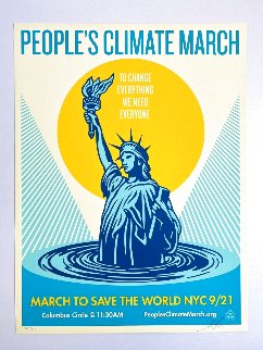 People's Climate March 2014 Limited Edition Print - Shepard Fairey People's Climate March 2014 Limited Edition Print - Shepard Fairey