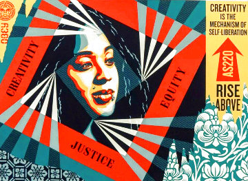 Creativity, Equity, Justice 2019 Limited Edition Print - Shepard Fairey Creativity, Equity, Justice 2019 Limited Edition Print - Shepard Fairey