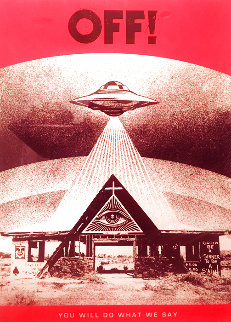 Off! 2020 (Flying Saucer) Limited Edition Print - Shepard Fairey Off! 2020 (Flying Saucer) Limited Edition Print - Shepard Fairey