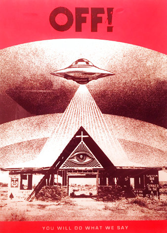 Off! 2020 (Flying Saucer) Limited Edition Print - Shepard Fairey