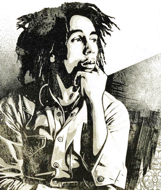 Bob Marley 40th I Soul Rebel 2021 Limited Edition Print by Shepard Fairey