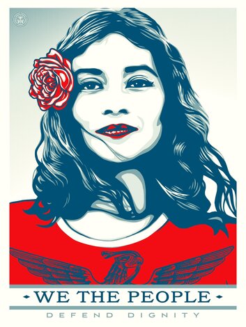 We the People 2017 HS Limited Edition Print - Shepard Fairey