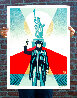 Peace and Liberty (Red) 2024 HS by Bob Gruen & Fairey Limited Edition Print by Shepard Fairey - 1