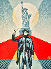 Peace and Liberty (Red) 2024 HS by Bob Gruen & Fairey Limited Edition Print by Shepard Fairey - 0