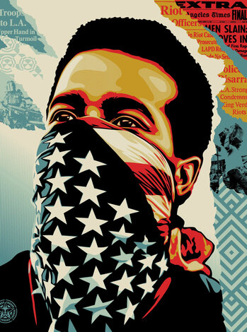 American Rage 2020 Limited Edition Print - Shepard Fairey