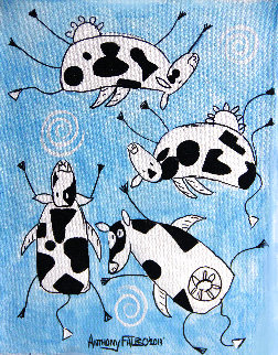 Genetic Engineering 2019 14x11 Original Painting - Anthony Falbo Genetic Engineering 2019 14x11 Original Painting - Anthony Falbo