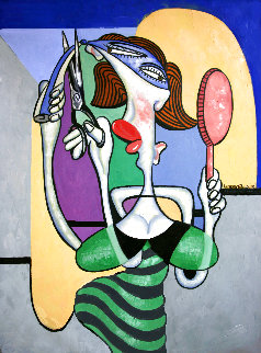 Snip And Tuck 50x36 Original Painting - Anthony Falbo Snip And Tuck 50x36 Original Painting - Anthony Falbo