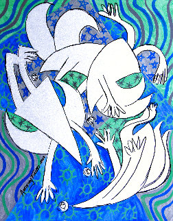 Fallen Angels 2019 20x16 Original Painting - Anthony Falbo Fallen Angels 2019 20x16 Original Painting - Anthony Falbo