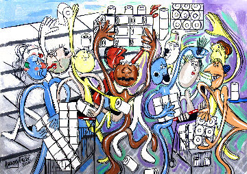 2020 Toilet Paper Crisis 2020 18x24 Works on Paper (not prints) - Anthony Falbo 2020 Toilet Paper Crisis 2020 18x24 Works on Paper (not prints) - Anthony Falbo