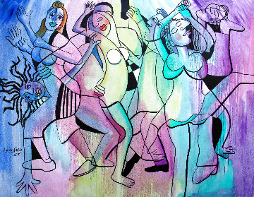 Lets Dance 2018 69x77 Huge Original Painting - Anthony Falbo Lets Dance 2018 69x77 Huge Original Painting - Anthony Falbo