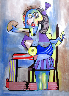 Transgendering 2019 51x36 Original Painting - Anthony Falbo Transgendering 2019 51x36 Original Painting - Anthony Falbo