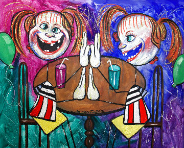Twins 2018 24x30 Original Painting - Anthony Falbo Twins 2018 24x30 Original Painting - Anthony Falbo