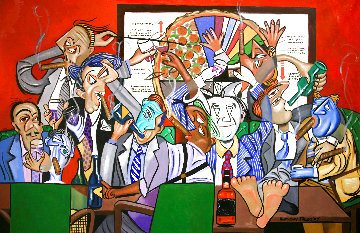 Boardroom Unique Trial Proof 2007 Works on Paper (not prints) - Anthony Falbo