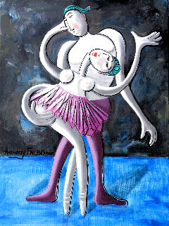Last Dance My First Love 2022 24x18 Original Painting - Anthony Falbo Last Dance My First Love 2022 24x18 Original Painting - Anthony Falbo