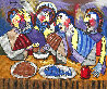 Betrayal at the Last Supper Matthew 26:20-25 2020 20x24 Original Painting by Anthony Falbo - 0