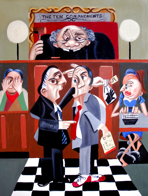 Order in the Court Limited Edition Print by Anthony Falbo