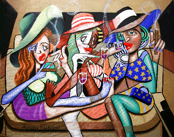 Girls Night Out - Unique TP 2011  Works on Paper (not prints) - Anthony Falbo