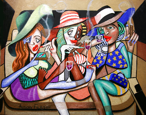 Girls Night Out - Unique TP 2011 Works on Paper (not prints) - Anthony Falbo