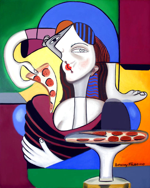 Mona Pizza Limited Edition Print by Anthony Falbo