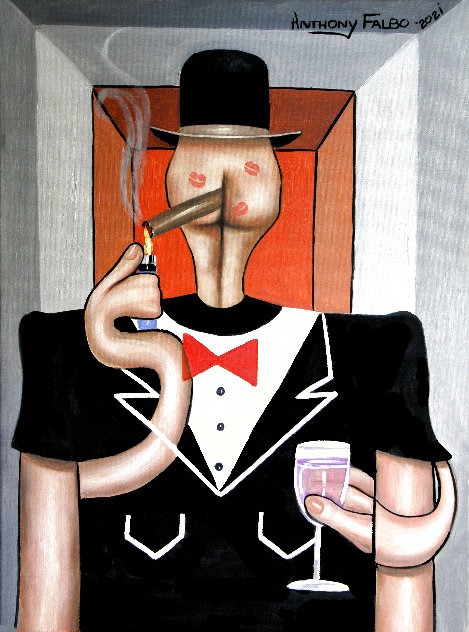 Butt Head 2021 24x18 Original Painting by Anthony Falbo