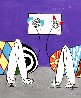 Artificial Intelligence Dog and Cat 2019 11x23 Works on Paper (not prints) by Anthony Falbo - 1