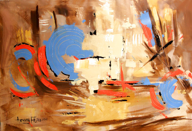 Deliverer Will Come from Zion 2012 50x69 - Huge Original Painting by Anthony Falbo