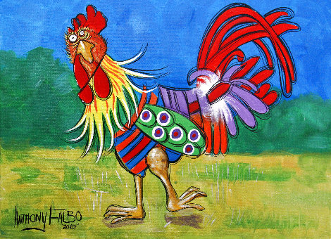 Taste Like Chicken 2020 18x24 Original Painting - Anthony Falbo