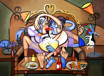 Dinner and a Movie Unique TP 2007  Works on Paper (not prints) - Anthony Falbo
