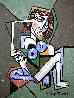 Nude Woman with Rubiks Cube 2008 24x18 Original Painting by Anthony Falbo - 0