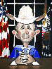 President George W Bush - You Been Cubed 2007 24x18 Original Painting by Anthony Falbo - 0