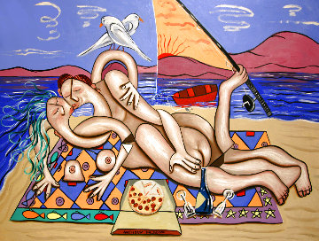 Love on a Deserted Island Unique TP 2010  Works on Paper (not prints) - Anthony Falbo