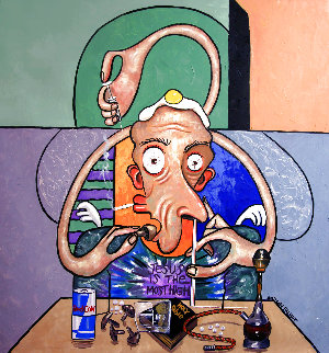 Jesus is the Most High 2007 51x50 - Huge Original Painting - Anthony Falbo Jesus is the Most High 2007 51x50 - Huge Original Painting - Anthony Falbo