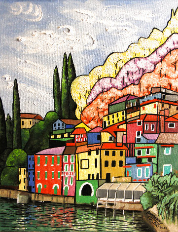 Somewhere in Italy 2022 20x16 Original Painting - Anthony Falbo