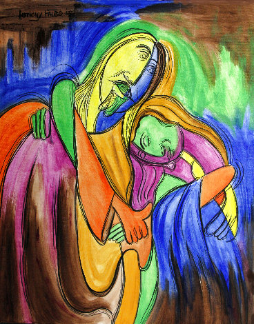Honor Thy Mother 2020 30x24 Original Painting - Anthony Falbo
