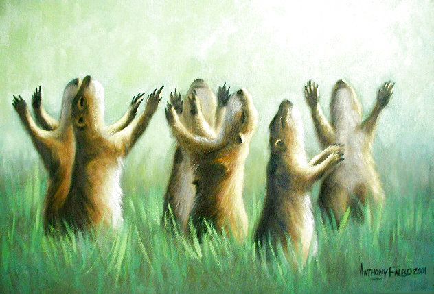 Praising Prairie Dogs 2001 Limited Edition Print by Anthony Falbo