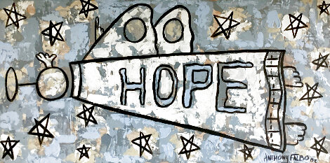 Hope 2005 12x22 Original Painting - Anthony Falbo