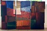 Garden of Eden Triptych 2005 36x54 - Huge Original Painting by Anthony Falbo - 1