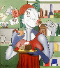 Midnight Snack 2003 32x26 Original Painting by Anthony Falbo - 0