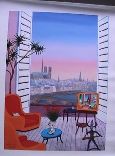 Balcony Over Paname 2010 Limited Edition Print - Fanch Ledan