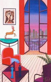 Balcony Over Manhattan 2010 Limited Edition Print - Fanch Ledan Balcony Over Manhattan 2010 Limited Edition Print - Fanch Ledan