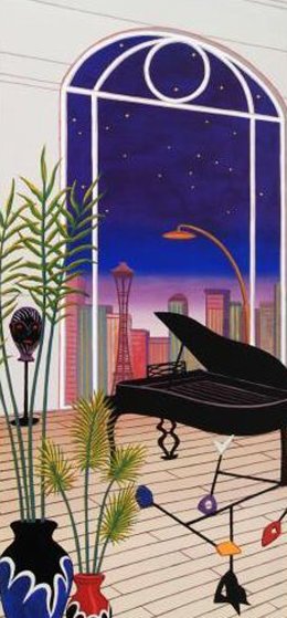 Chicago Nights 1998 Limited Edition Print by Fanch Ledan Chicago Nights 1998 Limited Edition Print by Fanch Ledan