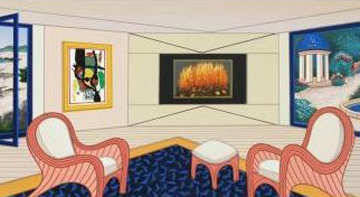 Villa in Big Sur 2003 Limited Edition Print - Fanch Ledan Villa in Big Sur 2003 Limited Edition Print - Fanch Ledan