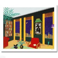 Interior With Abstract AP 2002 Limited Edition Print by Fanch Ledan - 1 Interior With Abstract AP 2002 Limited Edition Print by Fanch Ledan - 1