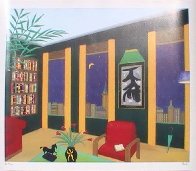Interior With Abstract AP 2002 Limited Edition Print by Fanch Ledan - 2 Interior With Abstract AP 2002 Limited Edition Print by Fanch Ledan - 2