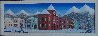 Aspen Village 2004 21x45 Original Painting by Fanch Ledan - 2 Aspen Village 2004 21x45 Original Painting by Fanch Ledan - 2